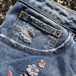 Time and Tru Blue Jean Shorts Distressed Cut Photo 3