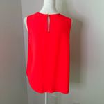 Trina Turk  neon coral pink sleeveless top size S Photo 3