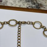 ZARA Beautiful Signed  Gold Tone Double Strand Necklace Clubs And Spades Of Poker Photo 8