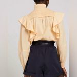 ALC Frank A.L.C. Jullian Victorian Smocked Cottagecore Prairie Career Coastal Blou… Photo 1