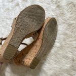 Toms Tan Canvas Cork Wedge 8 Photo 5