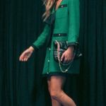 Tuckernuck Pomander Place Coco green tweed dress Size L Photo 1