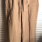 ZARA Tan Sash Belt Tapered Pants Photo 0