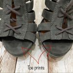 Schutz Chincilla Nubuck High Heel Platform Sandals Photo 13