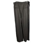 Reformation NWT Mason Pant Black Wide Leg Trouser Size 12 Photo 4