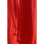 Madewell Ruffle Faux Wrap Maxi Dress 10Red Tassel Flirty Retro 70s Boho Romantic Photo 5