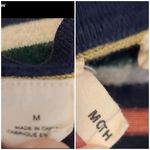 Anthropologie  MOTH LUCA KNIT WOOL BLEND NAVY STRIPED LONG SLEEVE DRESS MEDIUM Photo 14