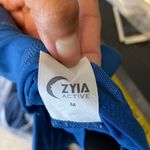 Zyia  Active All Star Bra Teal Blue athletic exercise workout sports bra sz M Photo 3