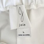 Joie  White Pull OnWide Leg Pants Size Large Photo 4