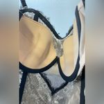 Victoria's Secret  Women's Black Lace Corset Bra‎ Top Size 34B Photo 2