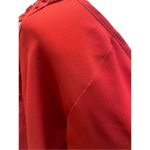 Alya  Red Blouse With V-Neck and 3/4in Bell Sleeve with Filagree Lace Pattern Dow Photo 6