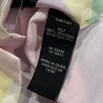 Tibi  Multicolored Silk Pink Multicolored Blouse Top Women’s Small Photo 2