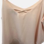 Great camisole for back shoulder tattoo spaghetti strap layered camisole polyester champagne pink tank medium Photo 3