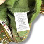 Altar'd State  Olive Green Multi Boho Print Long Sleeve V-Neck Tiered Maxi Dress Photo 5