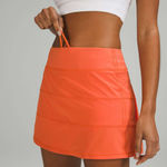 Lululemon  Pace Rival Mid-Rise Skirt 0 Warm Coral Photo 2