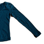 BDG Slim Fit Thermal V-Neck Long Sleeve Top Green Size XS Photo 5