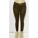 frame denim Frame Women's Le High Skinny Jeans Military Coated Green Size 28‎ Photo 1