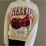 Aelfric Eden  Streetwear Cherry Print Hooded Sweatshirt Size M Photo 3