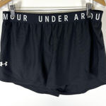 Under Armour Womens Graphic Sport Shorts XL Black Athletic Workout Loose Fit Photo 0