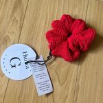 NWT Hunza G Textured Hair Scrunchie Red Photo 0