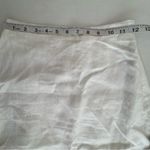 DISSH Roberts line maxi skirt white 100% linen size 4 Photo 11