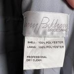 Jenny Packham Platinum Gray Chiffon Jeweled Sleeveless Halter Dress Size 10 NWT Photo 6