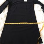 SHAN DIANA Women’s PAP 5 round Neck long sleeve shift dress in black size 2 Photo 13