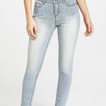 REWASH  Low Rise Jeans - Size 7 - Denim & White Pin Stripe - EUC Photo 0