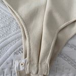 ZARA Knit Cream Off Shoulder Bodysuit Photo 4