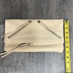 Stella & Dot COVET Waverly leather clutch to crossbody ivory gold purse ($299) Photo 10