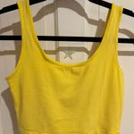 Ambiance Apparel Yellow Cropped Tank Photo 0