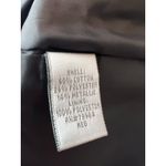 Chico's Blazer Button front jacket silver metallic size 2 Shacket Paisley Large Photo 6