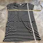 Caslon  striped scoop neck cap sleeve casual mini dress pullover pockets Photo 3