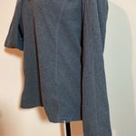 Eastern Mountain Sports Women’s  1/4 zip fleece pullover gray sweatshirt large Photo 2