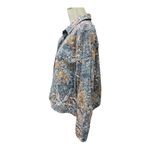 Westbound Ladies Blue/ Pink Floral Jacket Size PL Stretch LS Button Up Collared Photo 3