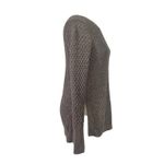 Athleta Athlete Honeycomb Knit Tunic Sweater Top Long Sleeve Crew Neck Casual Comfy XS Photo 2