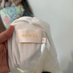 SANCIA Anthropologie Lea Summer Off White Tiered Dress Size Small 1969 Photo 6