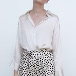 ZARA Black And White Polka Dot Shorts NWT Photo 0