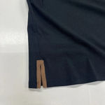 Ralph Lauren Lauren Women 3/4 Sleeve V-Neck Cotton Blouse Black Size 1X Photo 2