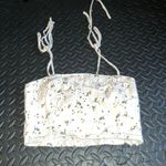 Forever 21 Floral Cropped Tank Top Small Photo 0