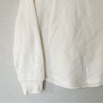 Madewell Tops Womens Waffle-Knit Long-Sleeve Crewneck Tee Ivory Size M NEW Photo 4