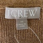 J.Crew  Glitter Disco Glam Johnny Collar Rib Knit Top XS Long Sleeve Studio 54 Photo 10