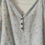 American Eagle Cropped Floral Tank Top Photo 1