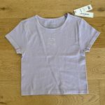 Juicy Couture - Seamless Fanciful Crop Short Sleeve Tee in Orchid Petal Photo 0