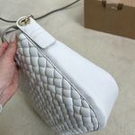 Vince Camuto Miki Puffy Weave Leather Tote Bag in White Swan NWT Photo 3