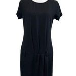 Moschino  CHEAP AND CHIC Black Casual Dress Sz 6 Short Sleeve Minimalist Photo 0