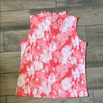 Calvin Klein  Pink Tie Front Polo Tank Top Photo 5