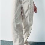 ZARA NWOT ZW HIGH RISE DOUBLE WAIST SLIM JEANS BLOGGERS FAV CARGO Photo 1