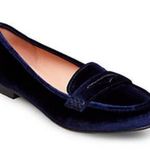 Madden Girl  Blue Velvet Loafers Size 6½ Photo 0