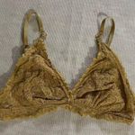 Aerie  Yellow Lace Bralette with Adjustable Straps Wireless Bra Triangle Bra Boho Photo 0
